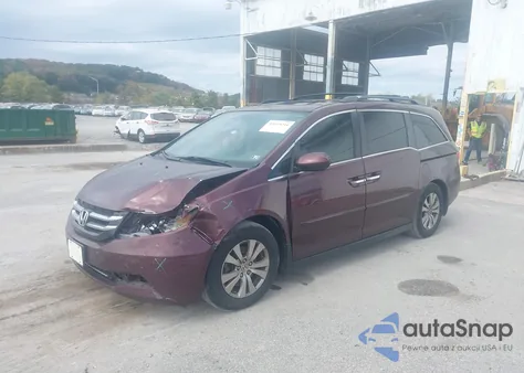 2015 Honda Odyssey Ex-L из США, поврежденный, VIN 5FNRL5H62FB048081